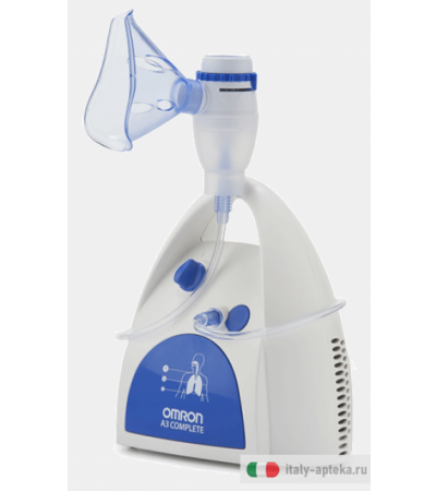 Omron A3 Complete Nebulizzatore a compressore con Doccia nasale inclusa