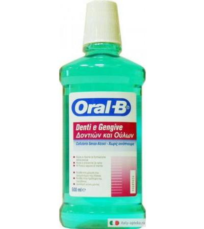 Oral-B Denti e Gengive Collutorio Senza Alcool 500ml
