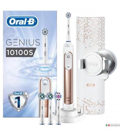 Oral-B Genius 10100S Spazzolino Elettrico Ricaricabile rosegold