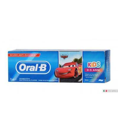 Oral-B Kids Dentifricio Cars per bambini 0-5 anni 75ml gusto menta