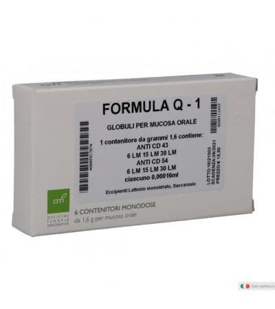 Oti Formula Q-1 medicinale omeopatico globuli 6 contenitori monodose