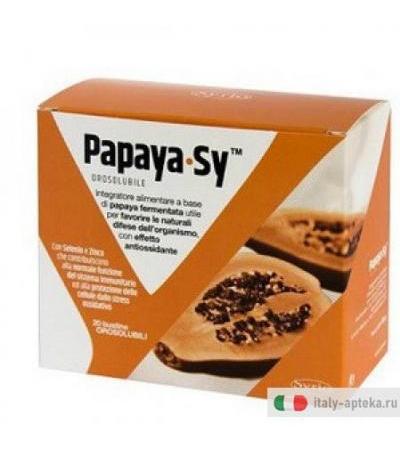 Papaya-Sy favorisce le naturali difese dell'organismo 20 bustine