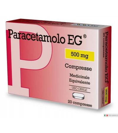 Paracetamolo EG dolore e febbre 500mg 20 compresse