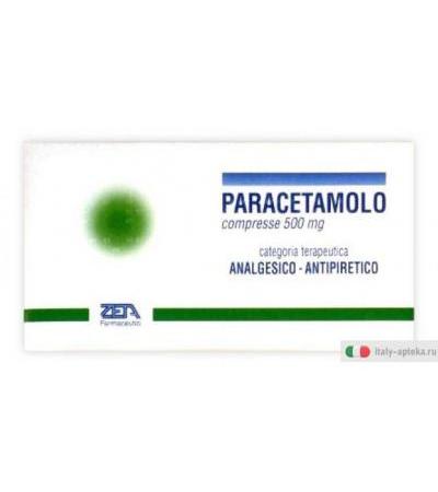 Paracetamolo Zeta 500mg 20 compresse