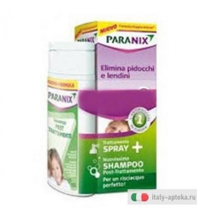 Paranix Elimina pidocchi Trattamento spray + Shampoo post trattamento