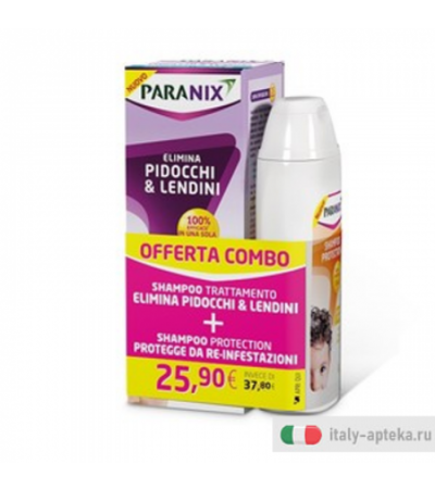 Paranix Shampoo Pidocchi e lendini 200ml + Shampoo protection 200ml