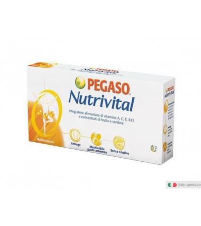 Pegaso Nutrivital vitamine e sali minerali 30 compresse masticabili gusto amarena
