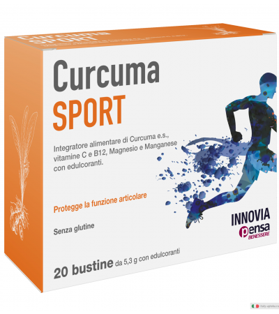 Pensa Innovia Curcuma Sport utile per la funzione articolare 20 bustine