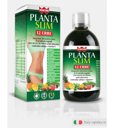 Planta Slim 12 erbe dranante e purificante 500ml gusto agrumi