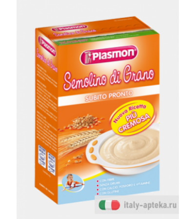Plasmon crema di cereali Semolino di grano 230g dal 4° mese