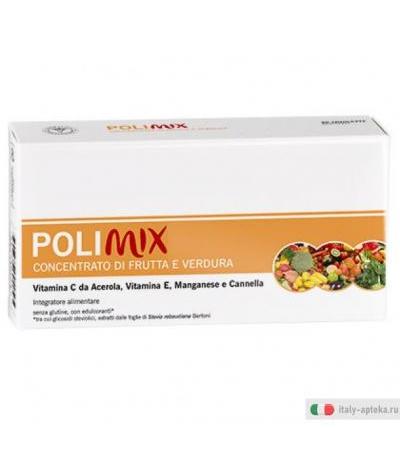Polimix concentrato di frutta e verdura 30 tavolette masticabili