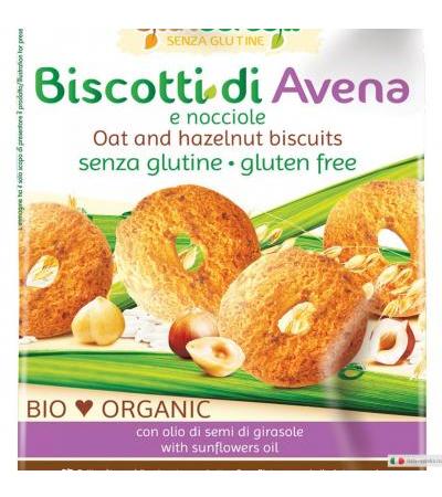 Probios Altri Cereali Biscotti all'Avena e Nocciole bio senza glutine 250g