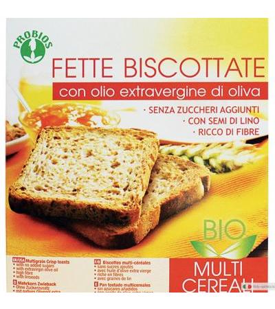 Probios Fette Biscottate Multicereali con olio extravergine di oliva bio 270g