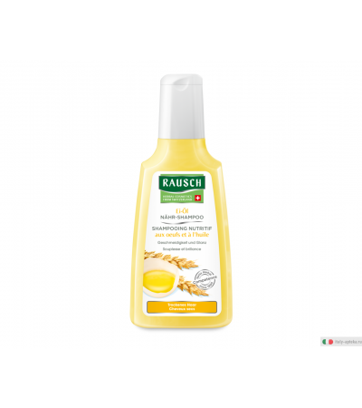 Rausch Shampoo Nutriente all'uovo e olio per capelli secchi 200ml