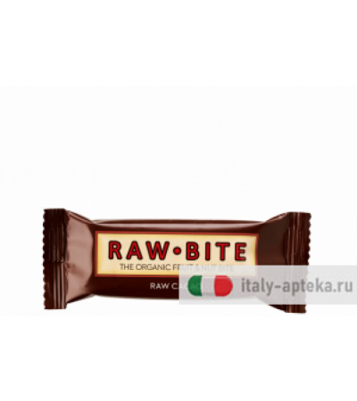 Raw Bite Cacao barretta energetica bio gusto cioccolato 50g