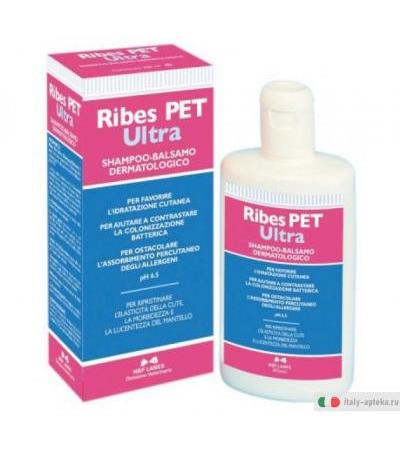 Ribes Pet Ultra shampoo-balsamo dermatologico cani e gatti 200ml