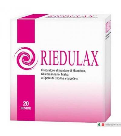RIEDULAX integratore per il transito intestinale 20 bustine