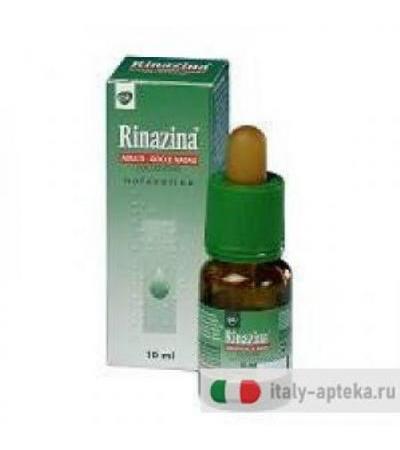 Rinazina Adulti gocce nasali 10ml 0,1% 10 Mg