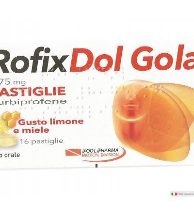 RofixDol Gola 8,75mg Pastiglie gusto limone e miele 16 pastiglie