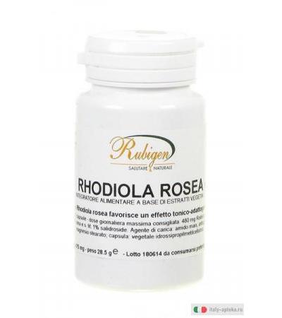 RUBIGEN Rhodiola Rosea integratore tonico adattogeno 60 capsule
