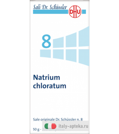 Sale Dr. Schüssler n.8 Natrium chloratum D12 (cloruro di sodio) 200 Compresse