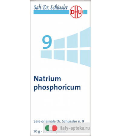 Sali Dr. Schüssler n. 9 Natrium Phisphoricum D12 Medicinale Omeopatico 200 compresse