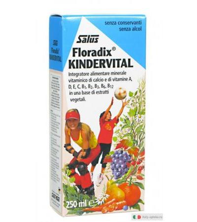 Salus Floradix Kindervital integratore 250 ml