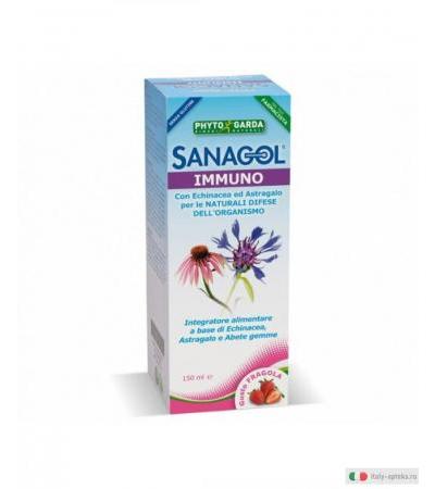 Sanagol Immuno integratore con Echinacea ed Astragalo 150 ml