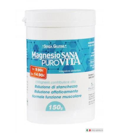 Sanavita Magnesio integratore alimentare utile per stanchezza ed affaticamento 150g