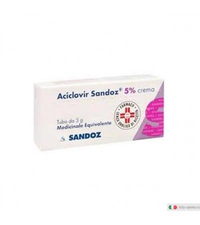 Sandoz Aciclovir Crema 5% 3g