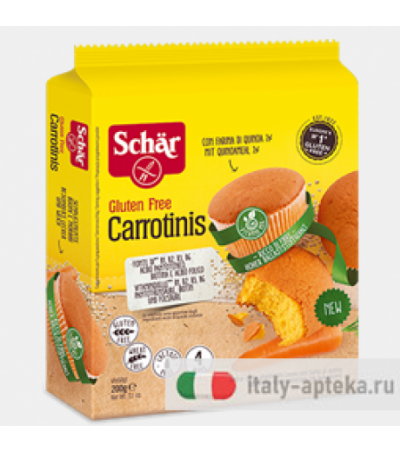 Schar Carrotinis Tortine senza glutine alla carota 4x50g