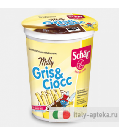 Schar Milly Gris&Ciocc grissini con crema da spalmare al cacao senza glutine 52g