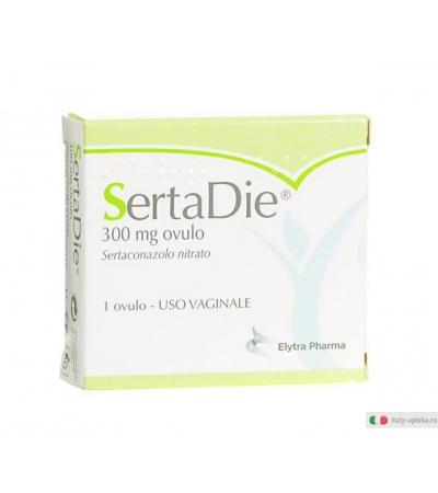 SertaDie 300 mg 1 ovulo uso vaginale
