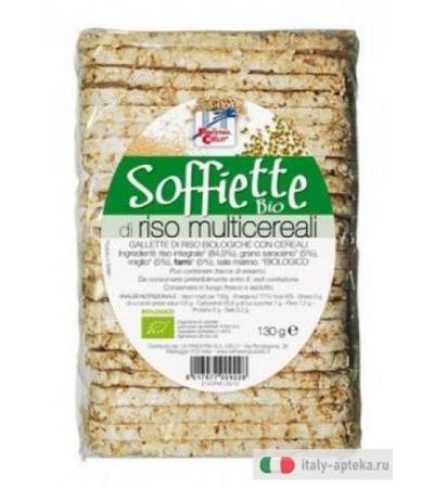 Soffiette Bio di riso multicereali senza glutine 130g