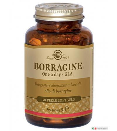 Solgar Borragine One a Day GLA olio di borragine 30 perle softgels