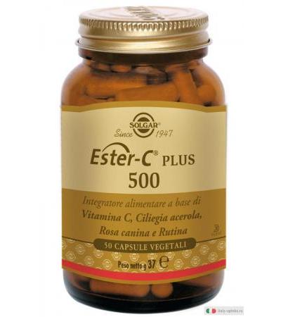 Solgar Ester C Plus 500 antiossidante 50 capsule vegetali