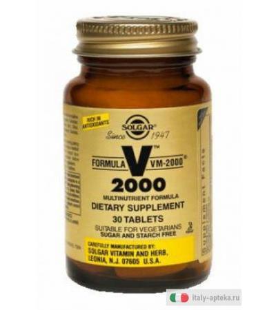 SOLGAR Supplement VM 2000 Vitamine e Minerali 60 tavolette