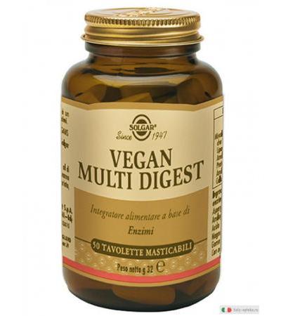 Solgar Vegan Multi Digest 50 tavolette masticabili