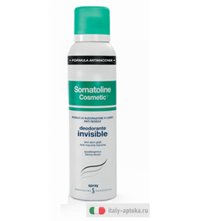 Somatoline Cosmetic deodorante spray invisible da 150ml