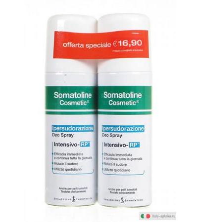 Somatoline Cosmetic Ipersudorazione Deo Spray Intensivo duo pack 2x125ml