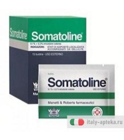 Somatoline trattamento adipe cellulite emulsione 15 Bustine monodose 0,1+ 0,3%