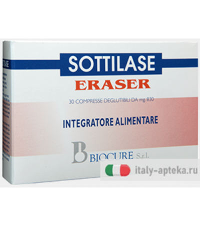 Sottilase Eraser a base di Citrus aurantium e Vitamina C da 30 compresse deglutibili