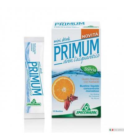 Specchiasol Primum Dren Acquaretico mini drink gusto arancia 15 bustine concentrate