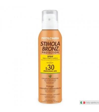 Stimola Bronz Protection SPF30 spray per viso corpo e capelli 150ml