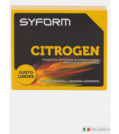 Syform Citrogen aminoacidi e sali minerali gusto limone 20 bustine