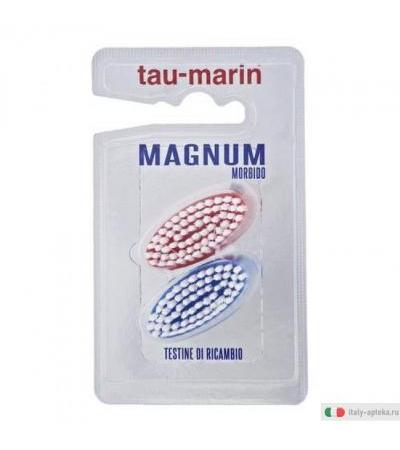Taumarin Testina di Ricambio per Spazzolino Magnum Morbido 2 pezzi