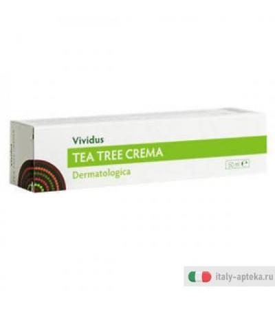 Tea Tree Crema Dermatologica lenitiva per arrossamenti e irritazioni 50ml