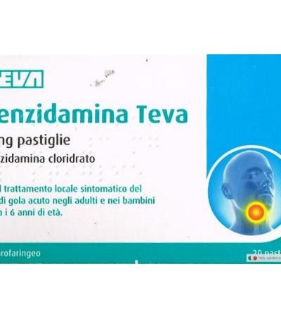 TEVA Benzidamina 3MG 20 pastiglie