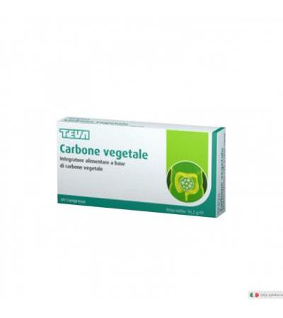 Teva Carbone vegetale benessere intestinale 40 compresse