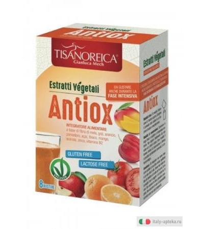 Tisanoreica Estratti Vegetali Antiox integratore alimentare antiossidante 8 bustine